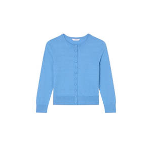 L.K. Bennett Lottie Mid Blue Buttoned Cardigan